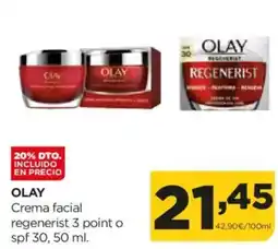 Alimerka OLAY Crema facial regenerist 3 point o spf 30 oferta