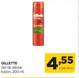 Alimerka GILLETTE Gel de afeitar fusion oferta