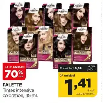 Alimerka PALETTE Tintes intensive coloration oferta