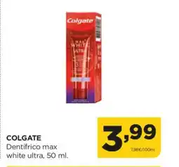 Alimerka COLGATE Dentifrico max white ultra oferta