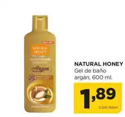 Alimerka NATURAL HONEY Gel de baño oferta