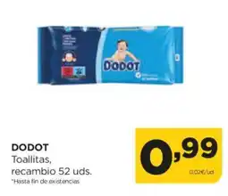 Alimerka DODOT Toallitas, recambio oferta
