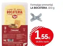 Condis LA BOCATERIA Formatge emmental oferta