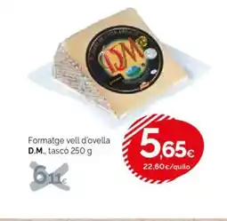 Condis D.M Formatge vell d'ovella oferta