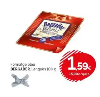 Condis BERGADER Formatge blau llenques oferta