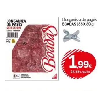 Condis BOADAS 1880 Llonganissa de pagès oferta