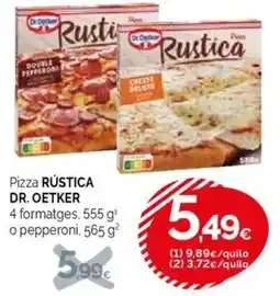 Condis RÚSTICA DR. OETKER Pizza oferta