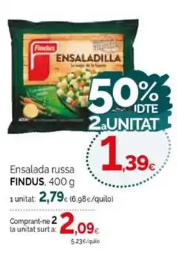 Condis FINDUS Ensalada russa oferta