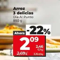 Dia Arroz 3 delicias oferta