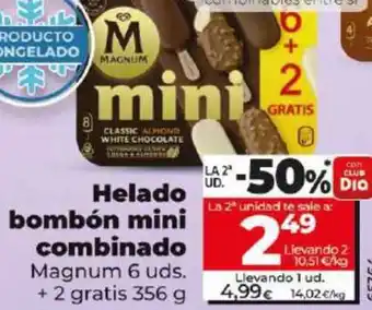 Dia Helado bombón mini combinado oferta