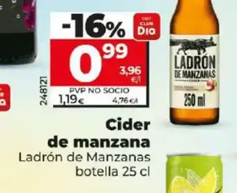 Dia Cider de manzana oferta