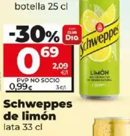 Dia Schweppes de limón oferta