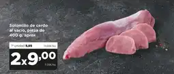 Alimerka Solomillo de cerdo al vacío, pieza de 400 g. aprox oferta