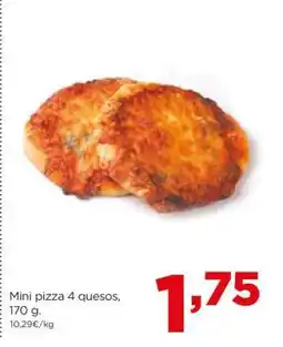 Alimerka Mini pizza 4 quesos oferta
