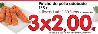 Alimerka Pincho de pollo adobado 155 g. oferta
