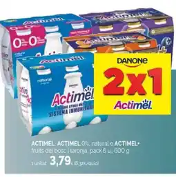 Condis ACTIMEL, ACTIMEL 0%, natural o fruits del bosc i laronja oferta