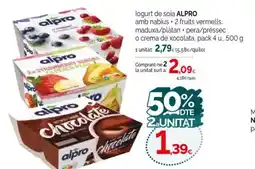 Condis ALPRO Iogurt de soia amb nabius +2 fruits vermells oferta