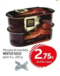 Condis NESTLE GOLD Mousse de xocolata oferta