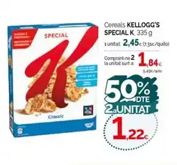 Condis KELLOGG'S SPECIAL K Cereals oferta