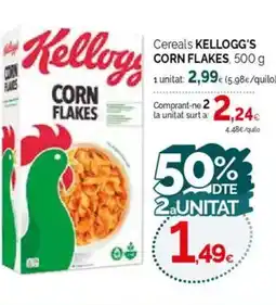 Condis KELLOGG'S CORN FLAKES Cereals oferta