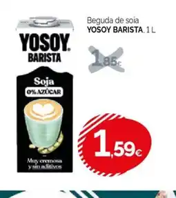 Condis YOSOY BARISTA Beguda de soia oferta