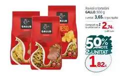 Condis GALLO Ravioli o tortellini oferta