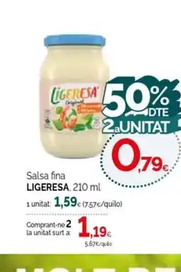 Condis LIGERESA Salsa fina oferta
