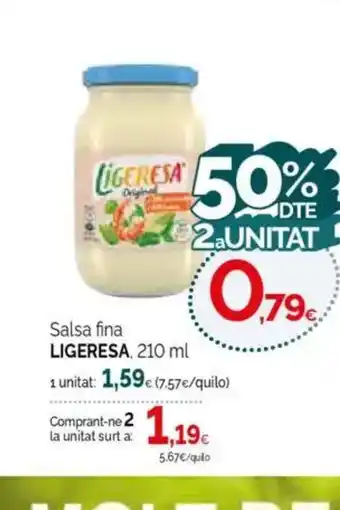 Condis LIGERESA Salsa fina oferta
