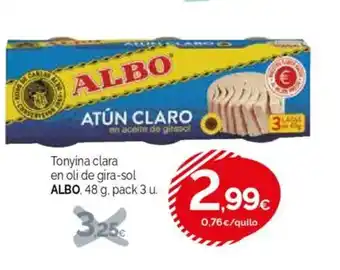 Condis ALBO Tonyina clara en oli de gira-sol oferta