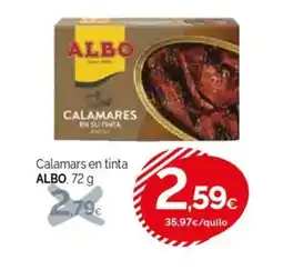 Condis ALBO Calamars en tinta oferta