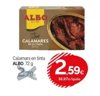 Condis ALBO Calamars en tinta oferta