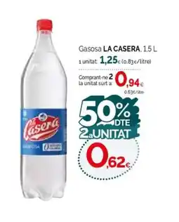 Condis LA CASERA Gasosa oferta