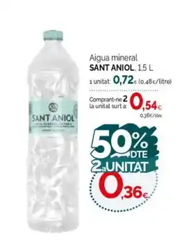 Condis SANT ANIOL Aigua mineral oferta