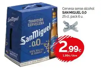 Condis SAN MIGUEL Cervesa sense alcohol oferta