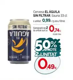 Condis EL ÁGUILA SIN FILTRA Cervesa oferta