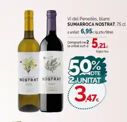 Condis SUMARROCA NOSTRAT Vi del Penedès, blanc oferta