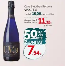 Condis UMA Cava Brut Gran Reserva oferta