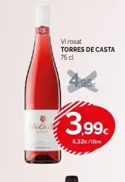 Condis TORRES DE CASTA Vi rosat oferta