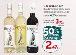 Condis EL PERRO FLACO Vi Rueda Verdejo, blanc semi o Rioja, ull de llebre oferta