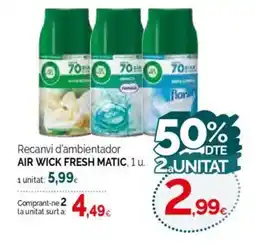 Condis AIR WICK FRESH MATIC Recanvi d'ambientador oferta
