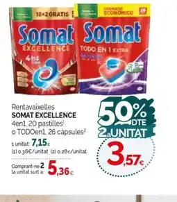 Condis SOMAT EXCELLENCE Rentavaixelles oferta