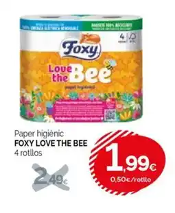 Condis FOXY LOVE THE BEE Paper higiènic oferta