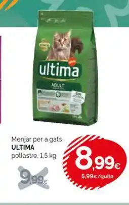 Condis ULTIMA Menjar per a gats oferta