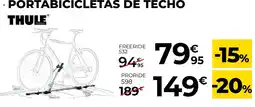 Feu Vert Portabicicletas de techo oferta