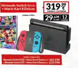 Game Nintendo Switch Neon + Mario Kart 8 Deluxe oferta