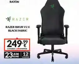 Game Razer iskur v2x black fabric oferta