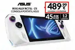 Game ASUS Rog ally rc71l-z1 consola portatil oferta