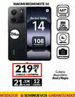 Game XIAOMI REDMI NOTE 14 oferta