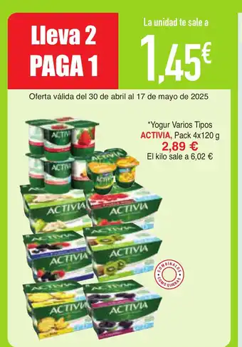 Masymas ACIVIA Yogur Various Tipos oferta