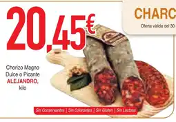 Masymas ALEJANDRO Chorizo Magno Dulce o Picante oferta